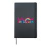 Rainbow Hello Kindergarten Teacher Kids First Day Of School Hardcover Journal, Black