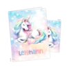Rainbow Unicorn Pocket Folder Gift Name Back to School Supplies Teacher Office Birthday Girl Boy Kids Custom Personalized