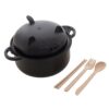 Ramen Bowl Set Portable Noodle Cooker (Black Pig)