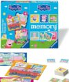Ravensburger Peppa Pig Multipack - 3 Puzzles and Classic Memory Game - Fun and Educational Set for Kids Ages 4 and Up - Featuring Peppa, George, and Baby Evie