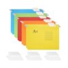 Raxmolo Hanging File Folders, 25 Pack, Letter Size,Assorted Colors, Designed for Color Coded File Organization and File Cabinets