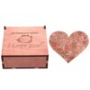 Raxmolo Valentines Day Heart Shape Puzzles,20 Reasons Why You,Wooden Puzzle Gift,Heart Shaped Engraved Love Gift for Her
