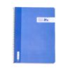 RAYLU PAPER - A4 Spiral Bound Notebook with Durable Polypropylene Cover 80 Sheets 90g Colorful Notebook for Notes Study Office and University (Light Blue, Horizontal)