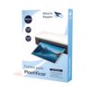 Raylu Paper® - Pack of 100 Clear High Gloss Finish Plasticizer Thermal Laminating Protection Sleeves Plastic Sheets (125 Micron Carnet)