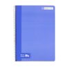 RAYLU PAPER - Spiral Bound Hardback Notebook, 80 Sheets, 70g, Colorful Notebooks, Notebooks for School, Office, Notes and Study (Light Blue, Horizontal)