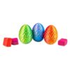 Raymond Geddes 3D Printed Dragon Egg with Scented Kneaded Eraser, PLA, 1.125 x 1.5 Inch, for Classroom Rewards and Party Bags