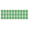 Rcniso 30 Pcs Write on Plastic Dice Set for Creative DIY Painting Board Games, Educational Kit for Kids 0.5x0.5x0.5cm (Green)
