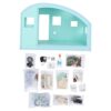 Rcniso Dollhouse Miniature Furniture Kit, Creative Wooden Building Toy for Adults, with Musical Movement for Valentine's Day Birthday Gifts