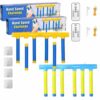 Reaction Game, Reaction Drop Stick Challenge Game with Remote, 3-Speed Reflective Drop Stick Game, Adjustable Speed Catching Game for All Ages
