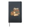 Read Books Pet Cats Literary Cat Hardcover Journal, Black