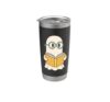 Reading Ghost Book Lover Spooky Season Bookworm Reader Stainless Steel Insulated Tumbler