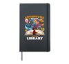Reading Is Everywhere, Adventure Begins In The Library Hardcover Journal, Black