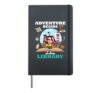 Reading Is Everywhere, Adventure Begins In The Library Hardcover Journal, Black