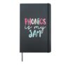 Reading Teacher Phonics is my Jam Funny Science of Reading Hardcover Journal, Black