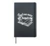 Reading, Women, Girls, Book Lover, Just One More Chapter Hardcover Journal, Black