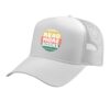 Read More Books Retro Vintage Book Lover Trucker Hat with Adjustable Mesh Back, White