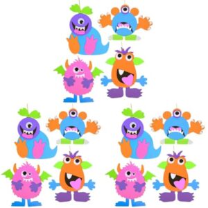 READY 2 LEARN Create Your Own Monsters, Set of 4 (Pack of 3)