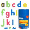 READY 2 LEARN Magnetic Alphabet - Lowercase - 52 Letters - Kids Foam Letter Magnets for the Classroom, Refrigerator or White Board - Large Magnets for Better Attraction