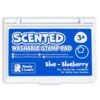 READY 2 LEARN Scented Stamp Pad for Kids, Blueberry, Blue