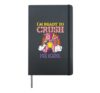 Ready To Crush Pre School Unicorn Dab Rainbow Preschool Girl Hardcover Journal, Black