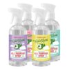 Rebel Green Natural All-Purpose Cleaning Spray - Plant-Based Multi-Surface Cleaner with Essential Oils for Kitchen, Bath, Countertops and More - 16oz Variety Pack, 4pk