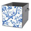 Reccmeny Chinoiserie Pattern Branches Leaves Skull Cube Storage Bins