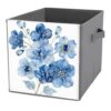 Reccmeny Flower Translucent Sparkly Gems Cube Storage Bins