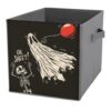 Reccmeny Funny Halloween Skeleton Ghost Cube Storage Bins