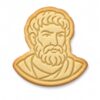 Reclining Epicurus Cookie Cutter & Stamp, Fondant & Clay - 4x3.6"