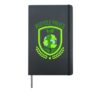 Recycle Police Earth Day Environmental Recyclist Hardcover Journal, Black