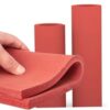 Red Soft Silicone Foam Pressing Mat High Temp Resistant Even‑Pressure Pad for Laminating Machine 100‑500mm 1Pc(200x300x3mm)