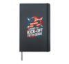 Red White Fifth GRADE Soccer Teacher Game On Cutest Bees Hardcover Journal, Black