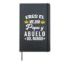 Regalos Para Abuelo Dia Del Padre Camiseta Mejor Abuelo Hardcover Journal, Black