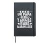 Regalos Para Abuelo Dia Del Padre Camiseta Mejor Papa Mundo Hardcover Journal, Black