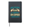 Regalos Para Papa Dia Del Padre Camiseta Mejor Esposo Hardcover Journal, Black