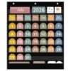 REGELETO Large Boho Calendar Pocket Chart with 96 Cards for Classroom, Size:32.25 x 24.125 inch Black Monthly Calendar and Weather Pocket Chart for Student Learning for Home or School.