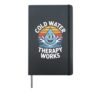 Relaxation Breathing Vagus Nerve Anatomy Nervous System Hardcover Journal, Black