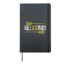 RELAX BRO Funny Lacrosse Player Lax Lover Joke Teen Boys Men Hardcover Journal, Black