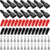 Relaxweex 75 Pcs 45 Amp Power Connectors Assortment Kit with PVC Cover(20-10awg) Power Connectors Quick Disconnect Battery Modular Terminals