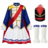 ReliBeauty Drum Major Costume for Girls Kids Marching Band Dress Up Costume, 140