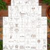Religious Stencils for Painting Small Reusable Drawing Templates for Home