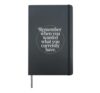 Remember When You Wanted What You Currently Have Gratitude Hardcover Journal, Black