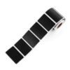 Removable Black Chalkboard Label Stickers, Waterproof PVC Reusable Writing Tags for Pantry Jars, Kitchen Storage & Household Organization, 35×55mm