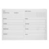 Removable PVC Adhesive Weekly Whiteboard Planner Dry Erase Calendar
