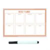 Removable Weekly Planner Whiteboard Sticker Fridge, Erase Calendar