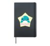 Ren-World 94 Hawaii Aloha KAWAII Cute Dolphin Childhood My Dream Good News Hardcover Journal, Black