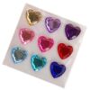 Rengue Heart Rhinestone Stickers, 3D PVC Self Adhesive Jewels for Kids