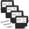Replacement for Brother P-Touch Btag BTAG231 Black on White Label Tape
