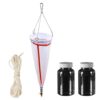 Research Grade Plankton Net Kit with Collection Bottles and Rope for Phytoplankton & Zooplankton Sampling, Aquatic Science, Water Quality Testing, Microscopy, and Field Research