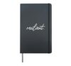 Resilient Mental Strength Self-Esteem Motivation Resilience Hardcover Journal, Black